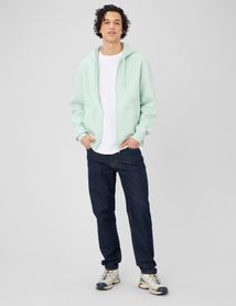 Sweat zipp&eacute; &agrave; capuche