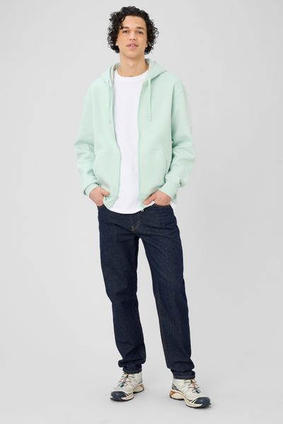 Sweat zipp&eacute; &agrave; capuche