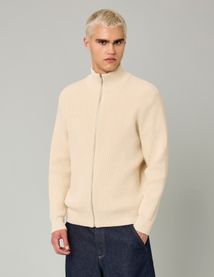 Pull col montant zippé