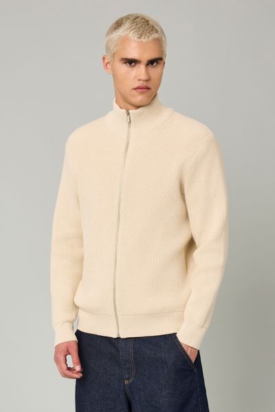 Pull col montant zippé