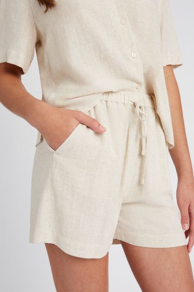 Short fluide taille &eacute;lastiqu&eacute;e