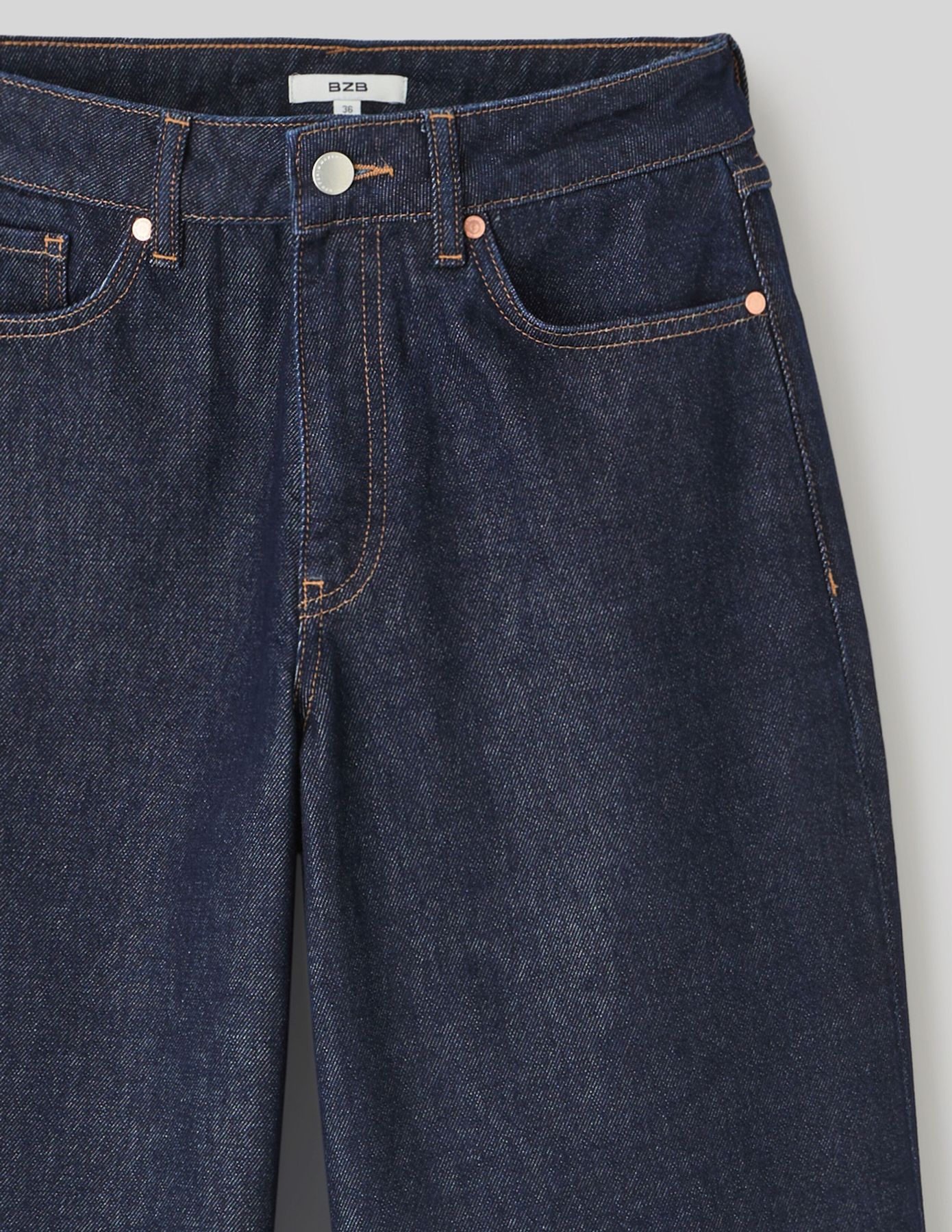 Jean wide leg taille standard