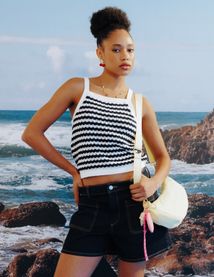 Short en denim