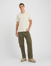 Polo maille fantaisie