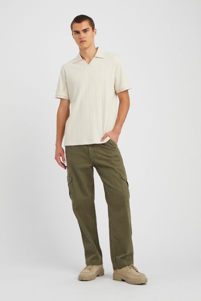 Polo maille fantaisie