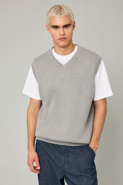 Pull col V sans manches