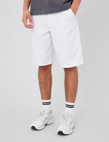 Bermuda en jean blanc fantaisie
