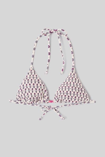 Haut de maillot de bain smock&eacute;