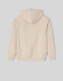 Sweat à capuche cotélé
