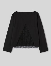 T-shirt dentelle dos