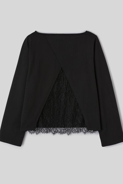 T-shirt dentelle dos