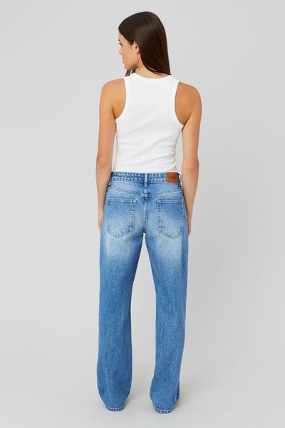 Jean straight taille basse