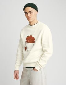 Pull imprimé pommes