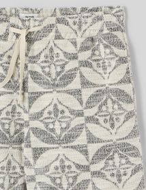 Bermuda en maille jacquard