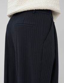 Pantalon balloon &agrave; rayures