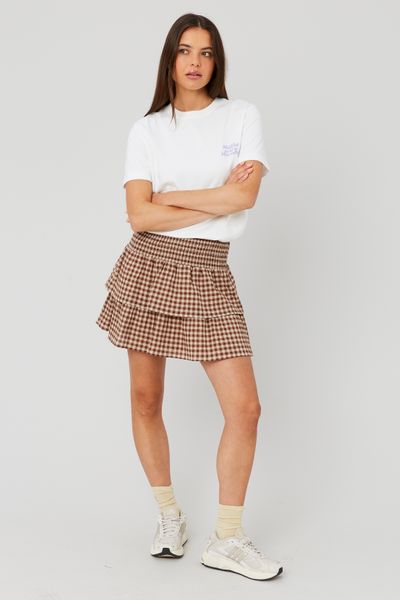 Jupe smocks vichy