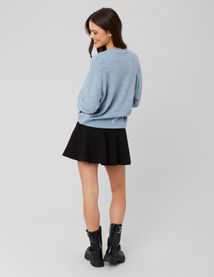 Pull col V pailleté