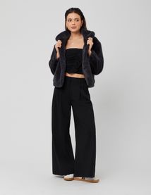 Bustier à volant pailleté