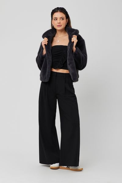 Bustier à volant pailleté