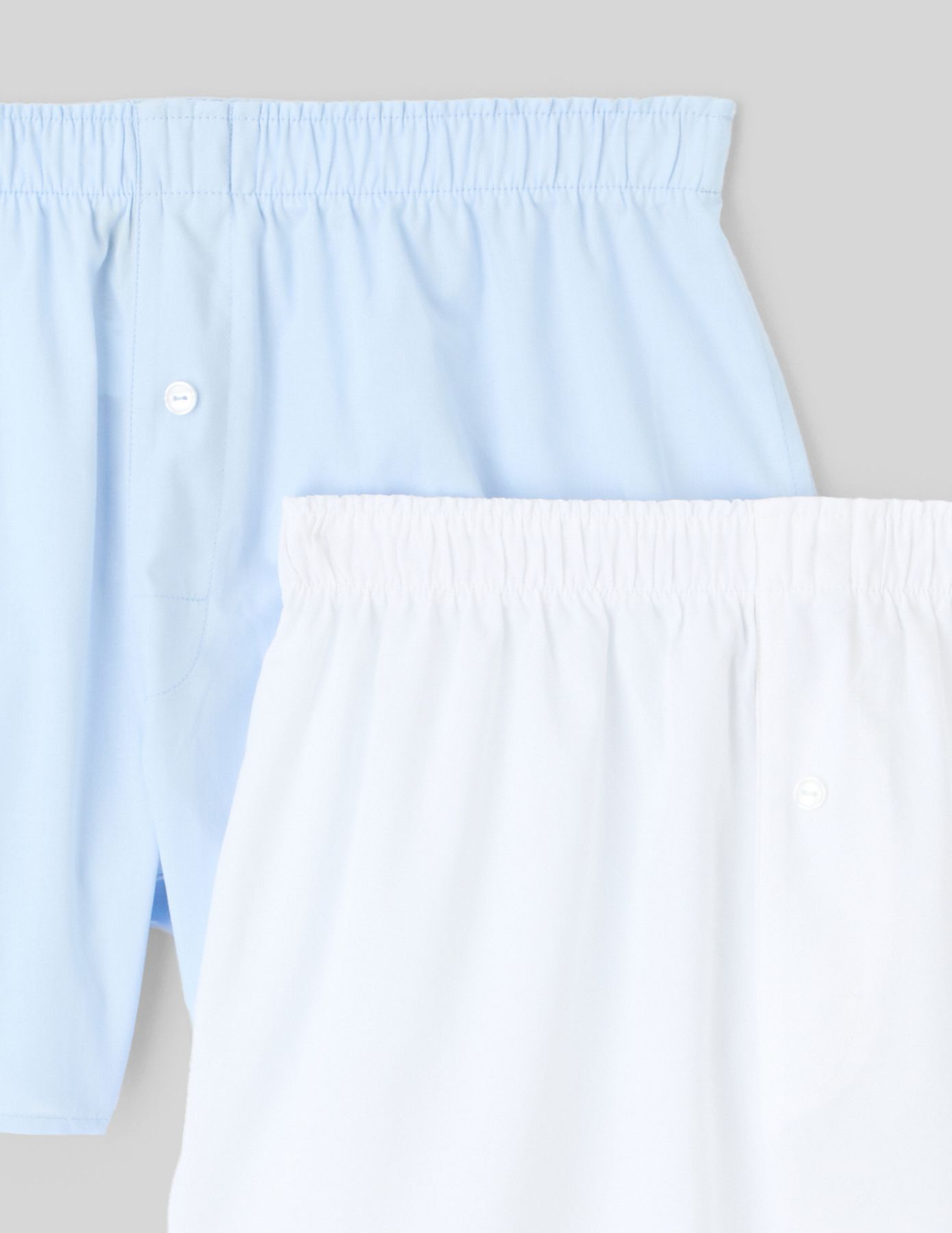 Lot de 2 caleçons unis
