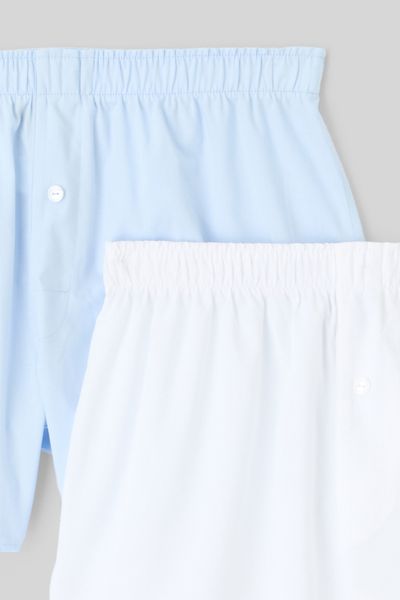 Lot de 2 caleçons unis