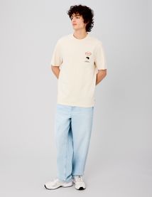 T-shirt imprim&eacute; poitrine