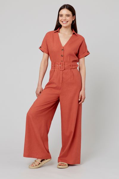 Combinaison pantalon en lin