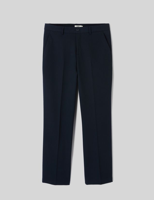 Pantalon de ville ample &agrave; plis