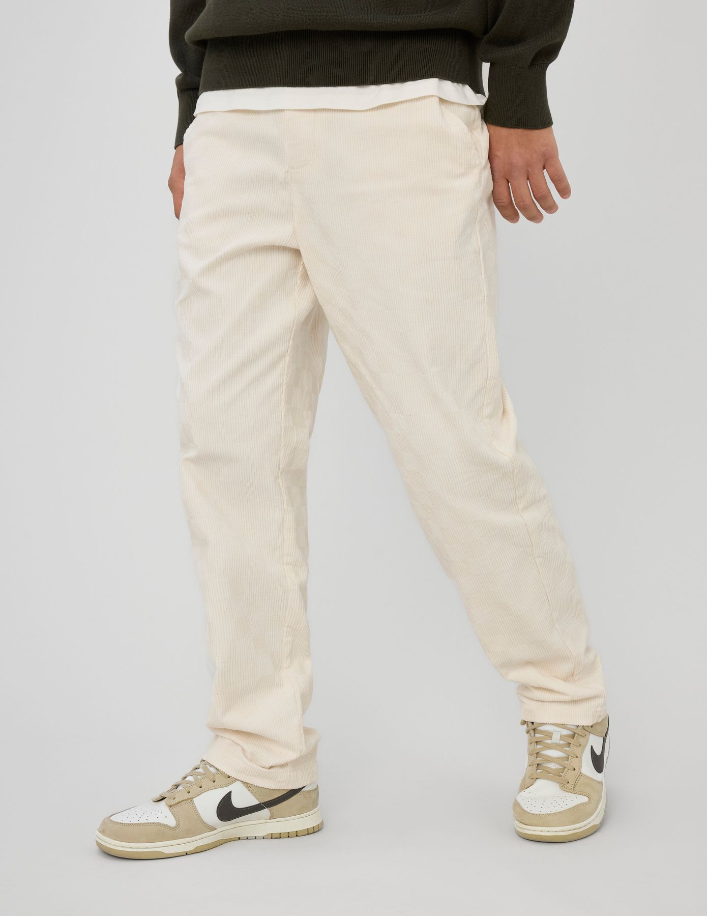 Pantalon velours fantaisie