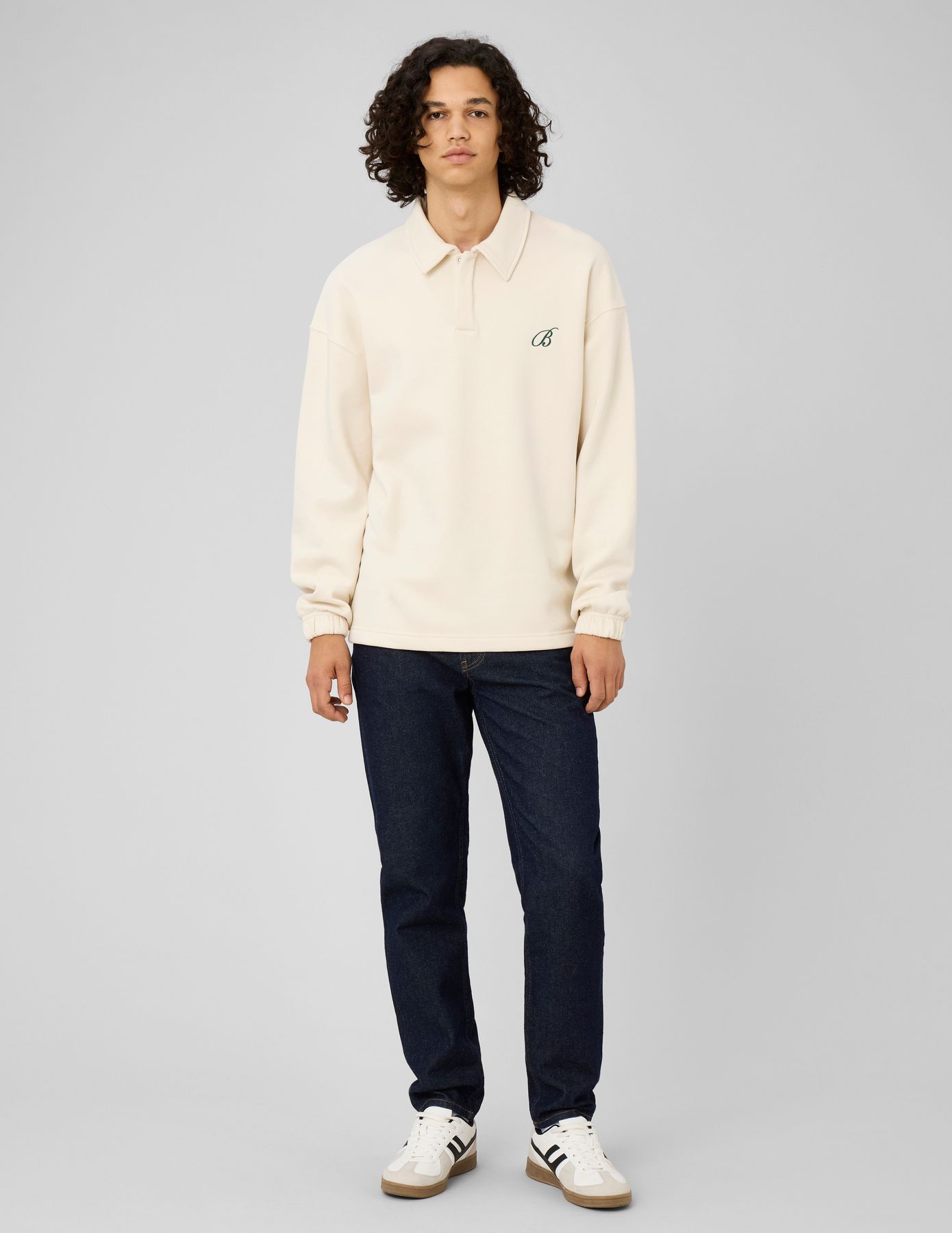 Sweat col polo