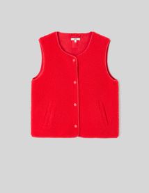 Veste sans manches sherpa