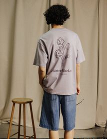 T-shirt imprim&eacute; devant/dos