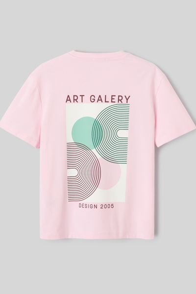 T-shirt imprim&eacute; devant / dos
