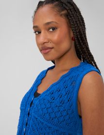 Gilet sans manches crochet