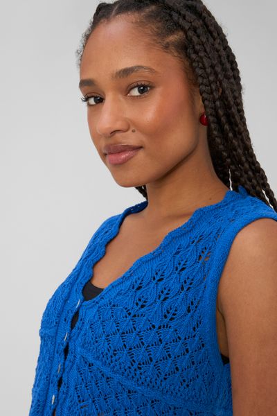 Gilet sans manches crochet