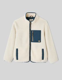 Veste sherpa zippée