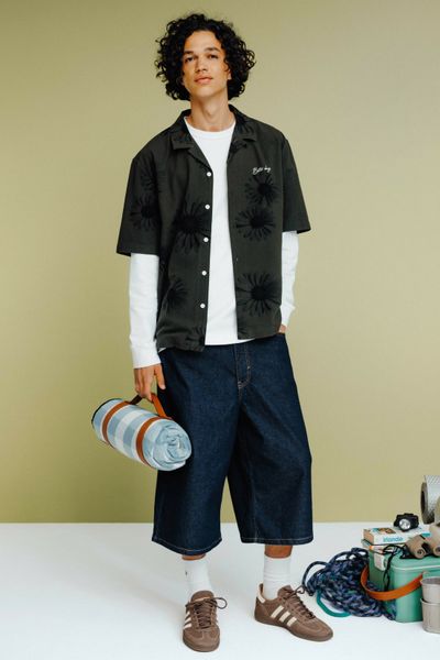 Bermuda baggy en denim