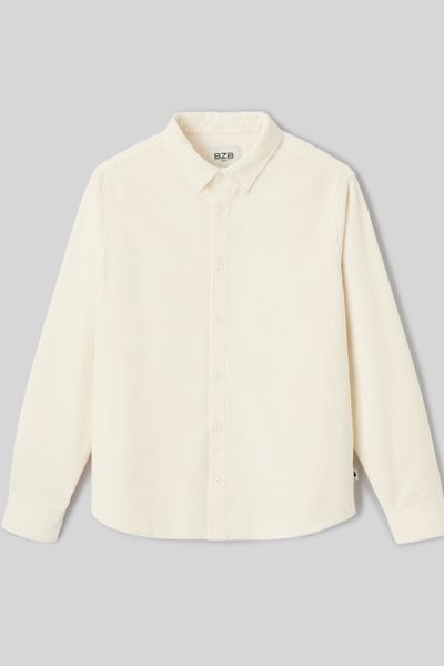Chemise en velours c&ocirc;tel&eacute;