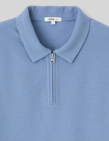 Polo col zipp&eacute;