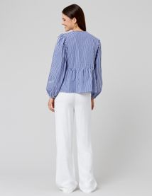 Blouse vichy à nouer