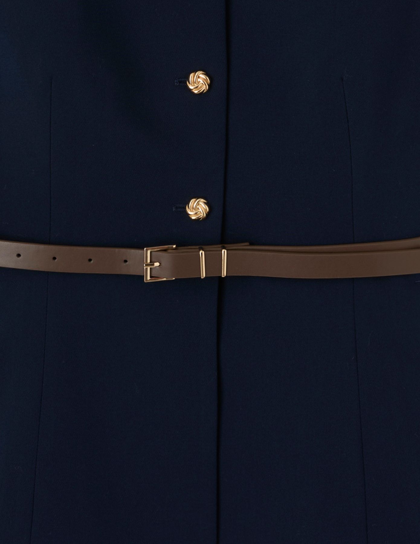 Gilet sans manches ceintur&eacute;