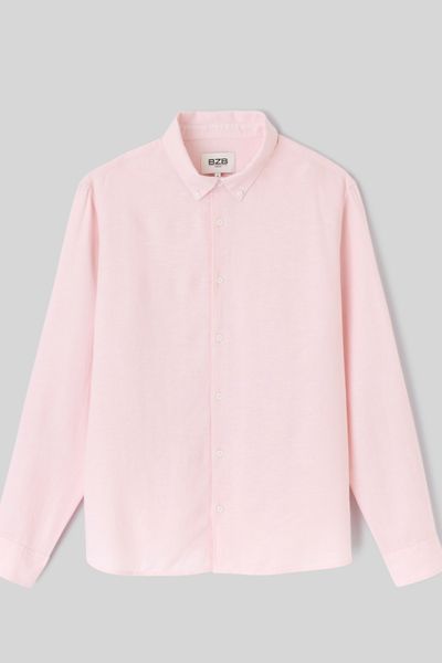 Chemise manches longues viscose lin