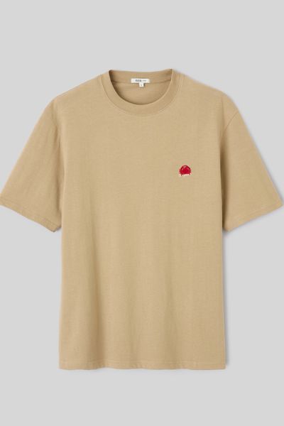 T-shirt broderie poitrine