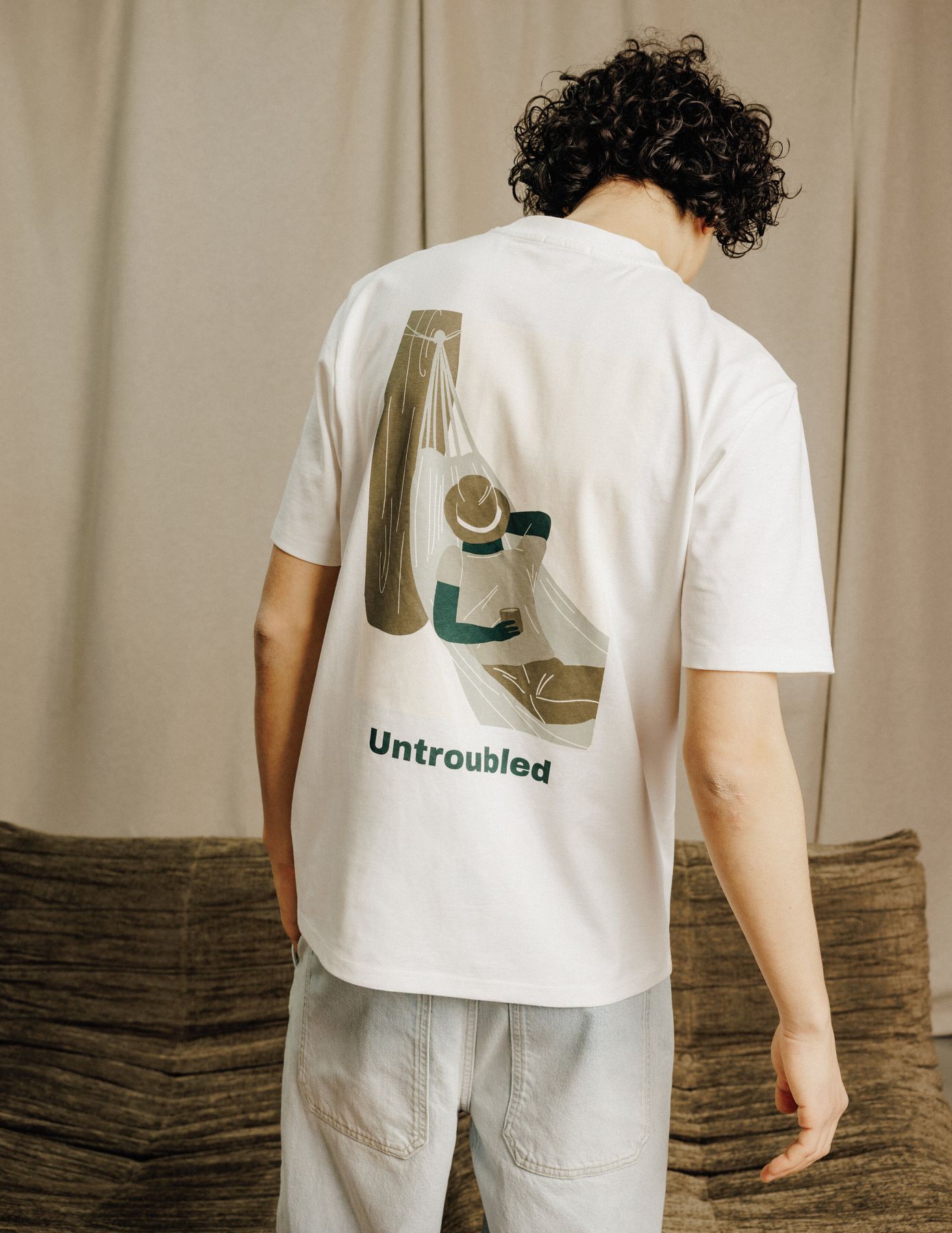 T-shirt imprimé devant/dos