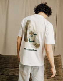 T-shirt imprimé devant/dos