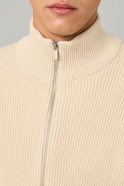 Pull col montant zippé