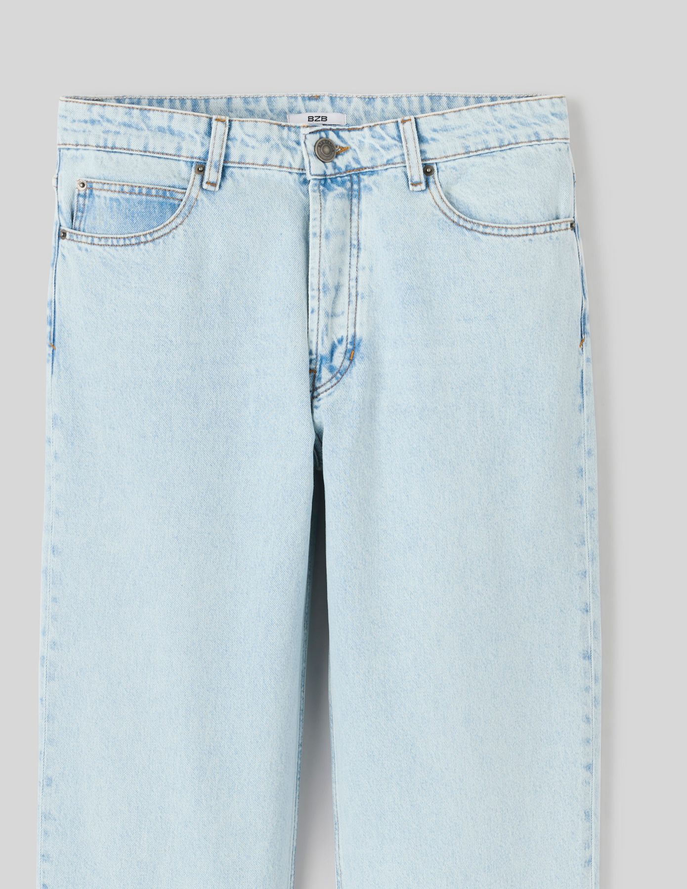 Jean loose bleach