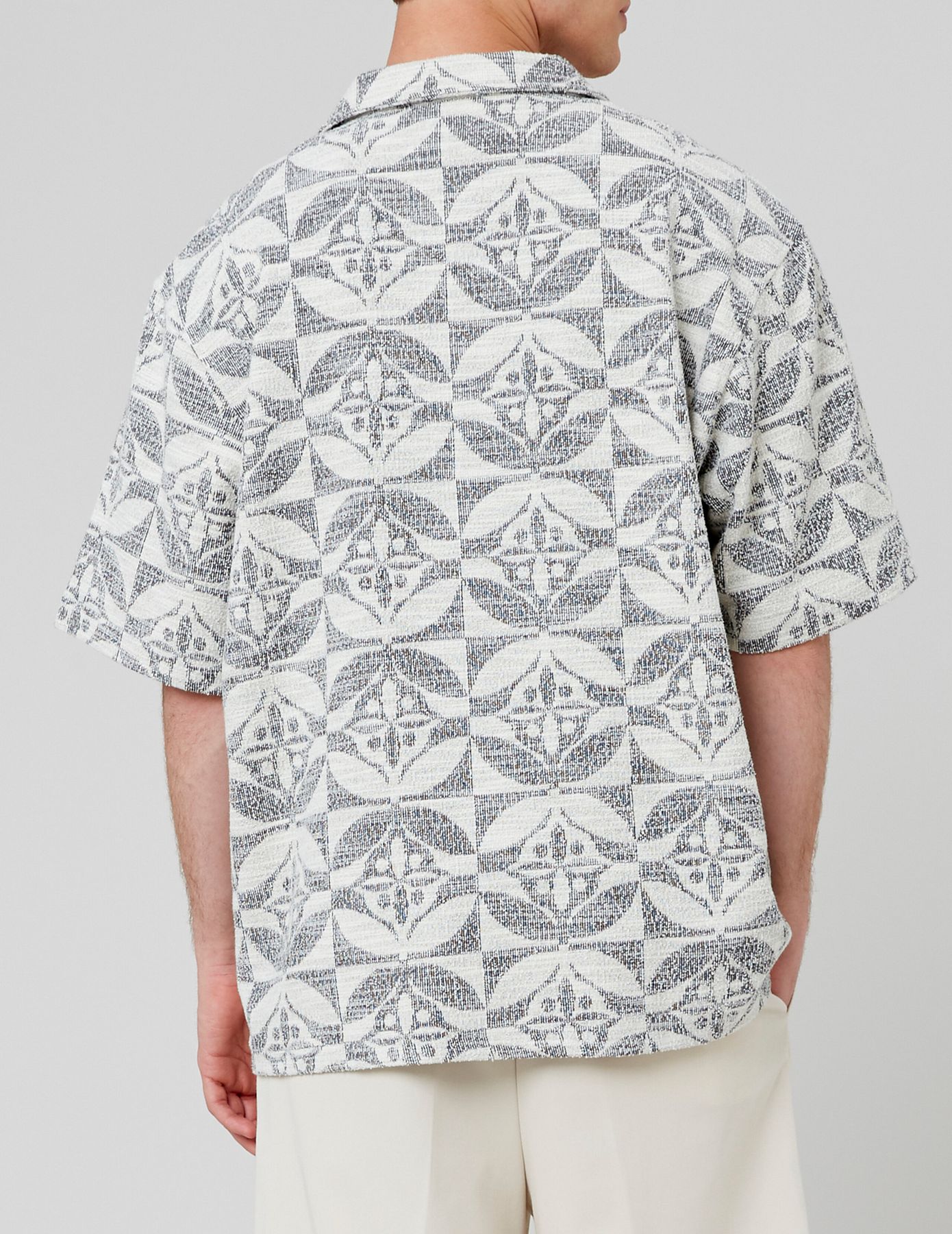 Chemisette en maille Jacquard