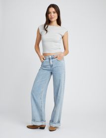 T-shirt dos nu pailleté