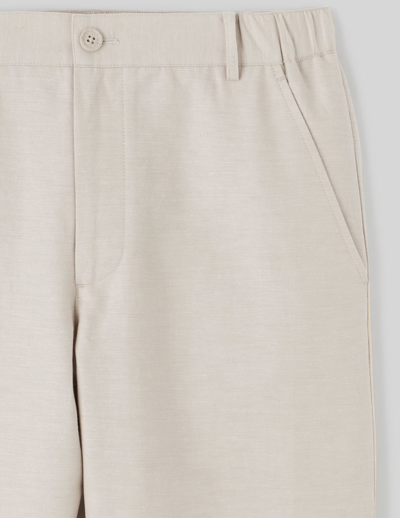 Pantalon de ville coton lin